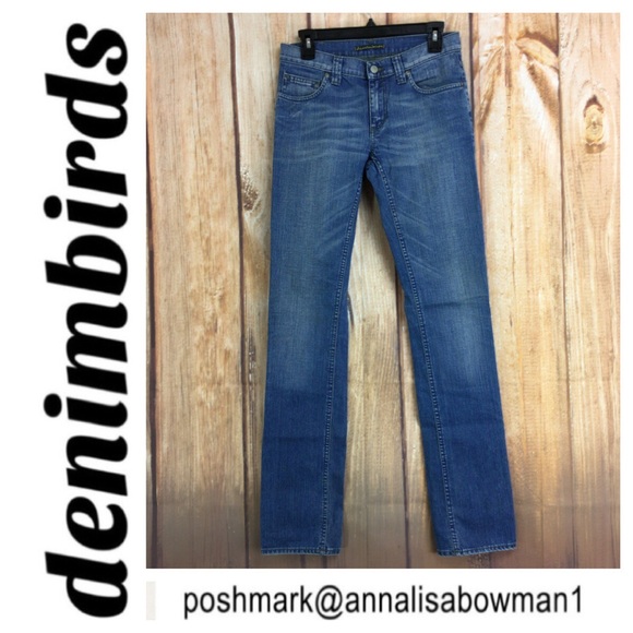 ☮️Denimbirds Tight Army Denim Jean size 28 - Picture 1 of 8